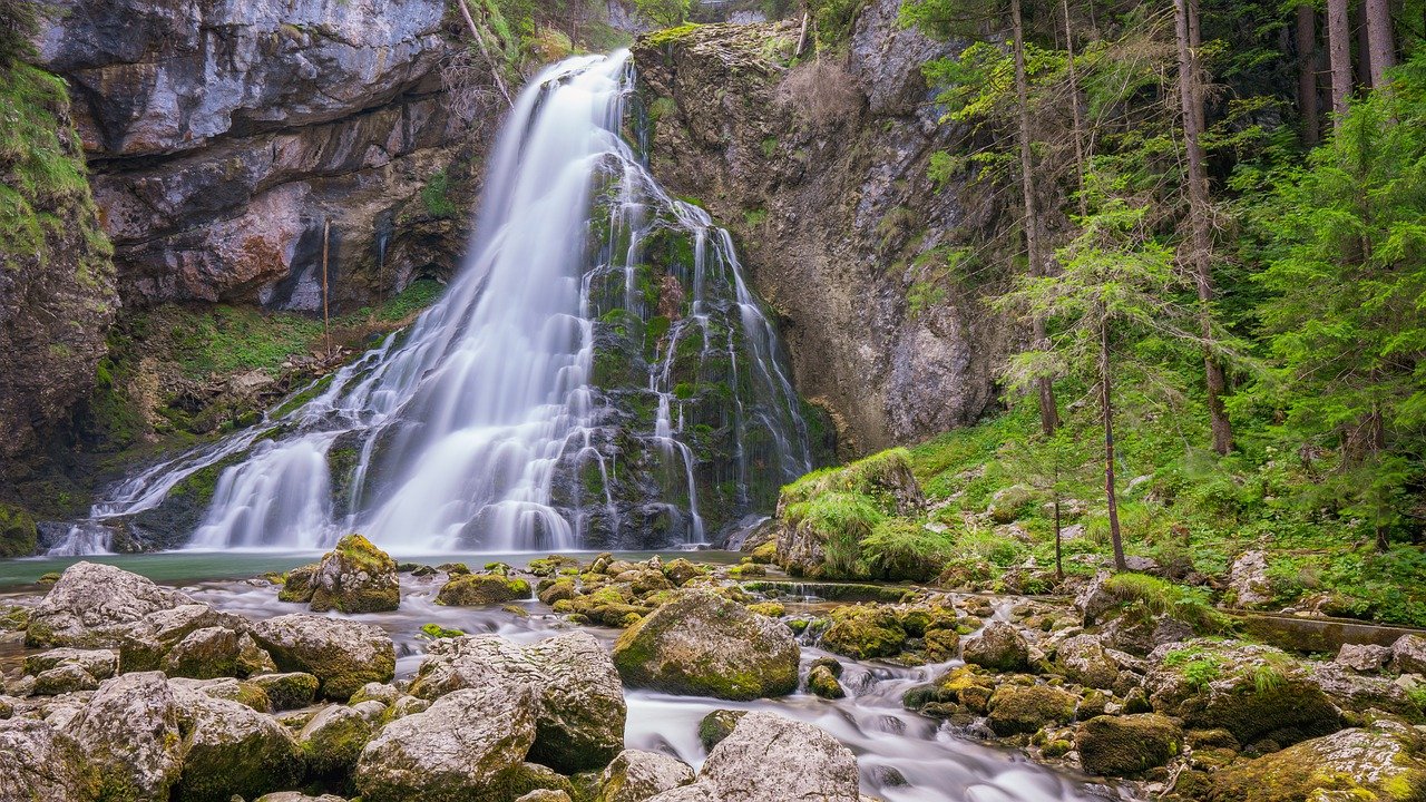 waterfall, golling waterfalls, flow-7469841.jpg